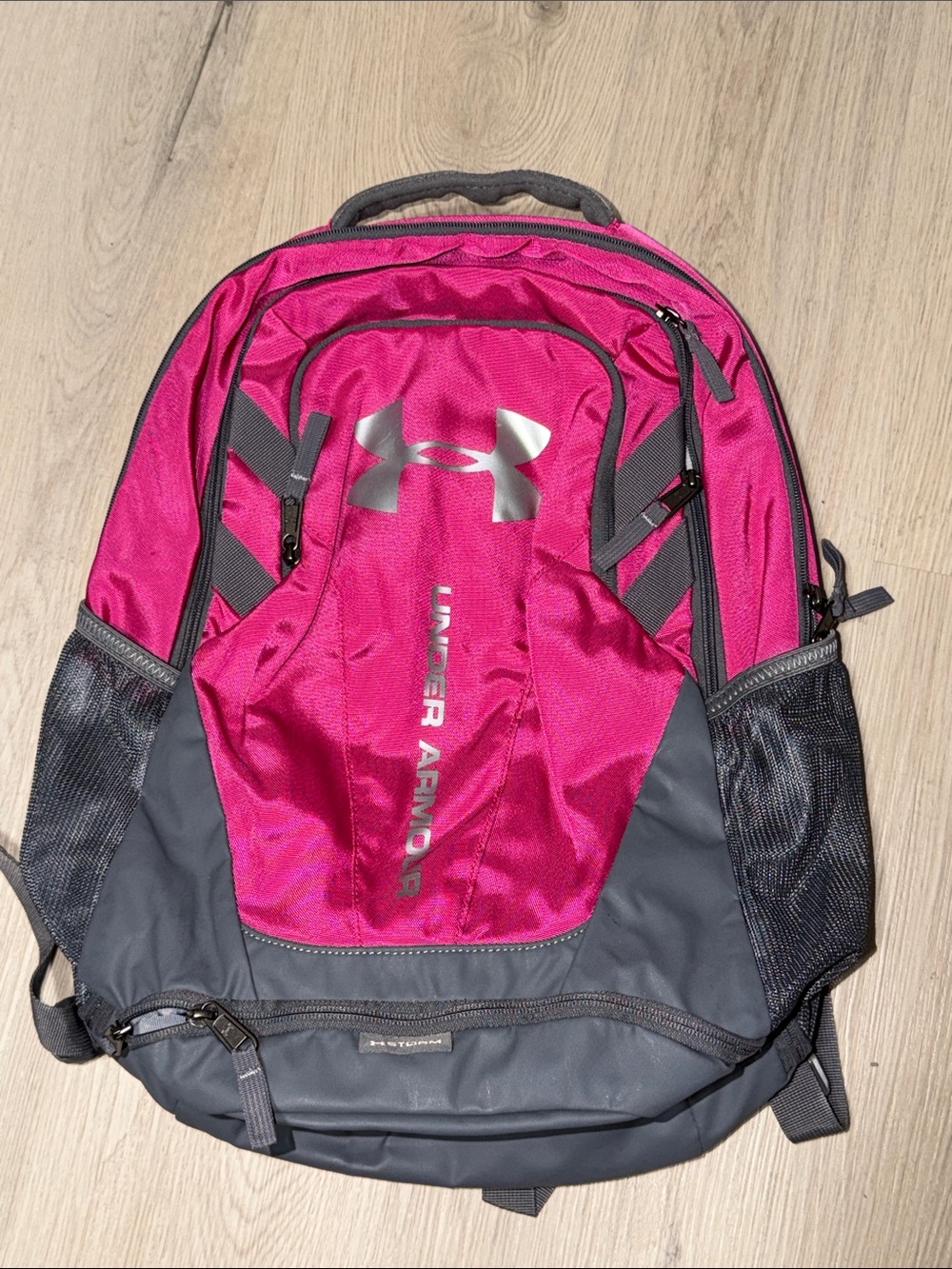Under Armour Fuchsia and Gray Active Backpack